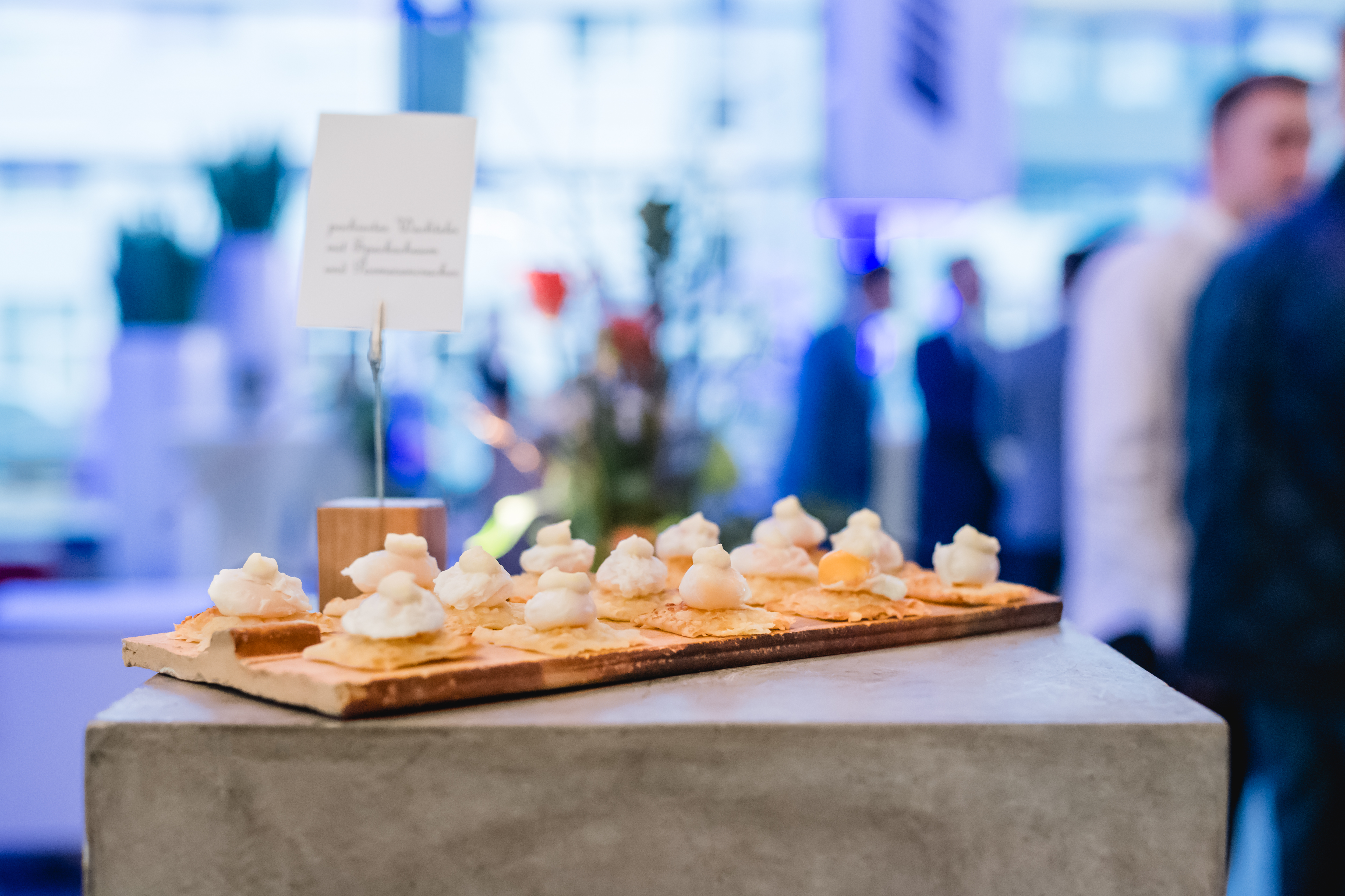Fingerfood von SOL'jawo auf einer Kundenveranstaltung